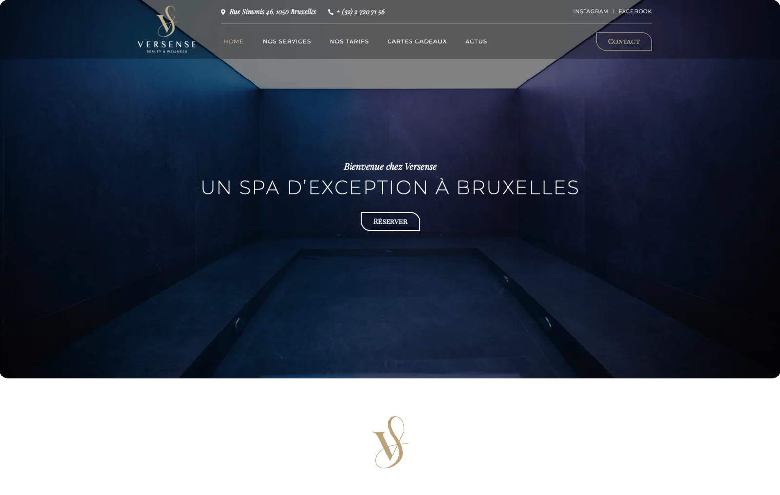 Versense : aperçu des écrans